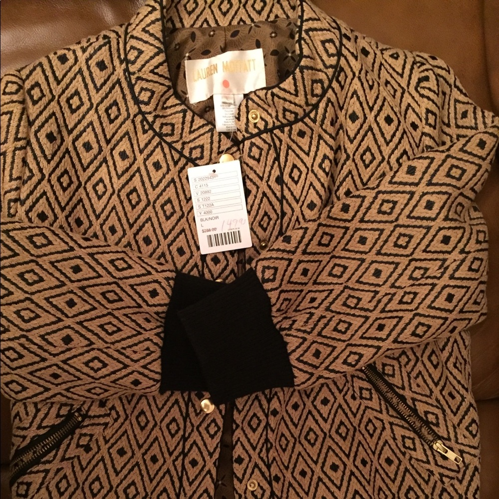 NWT Anthropologie Bomber Lauren Moffat Bomber